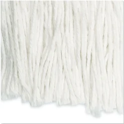 Boardwalk #24 Cut-End Rayon Wet Mop Head - White (12/Carton)