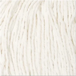 Boardwalk #24 Cut-End Rayon Wet Mop Head - White (12/Carton)