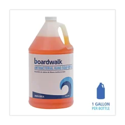 Boardwalk 1 gal. Antibacterial Liquid Soap - Clean Scent (4/Carton)