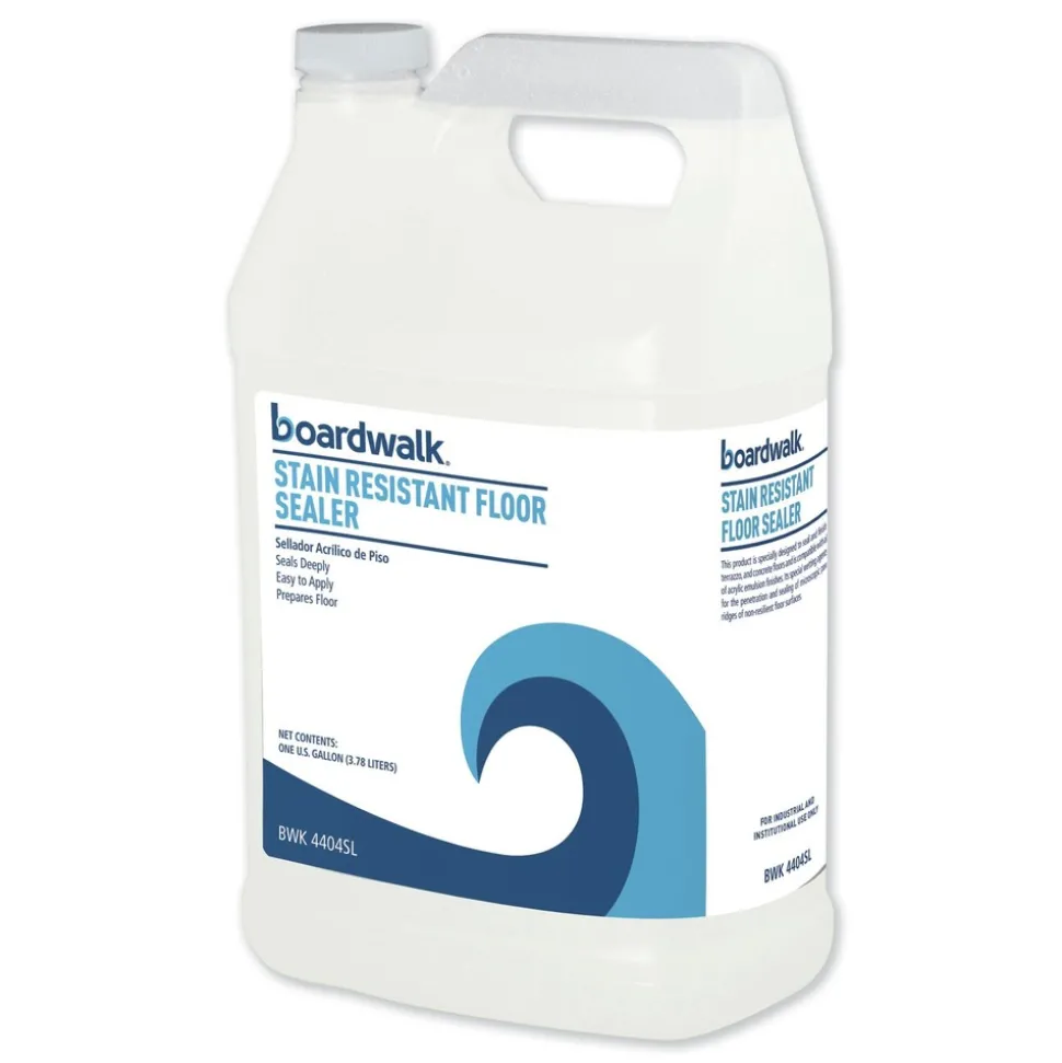 Boardwalk 1 gal. Stain Resistant Floor Sealer - Unscented (4/Carton)