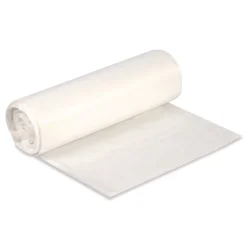 Boardwalk 10 Gallon 8 mic 24 in. x 24 in. High-Density Waste Can Liners - Natural (1000/Carton)