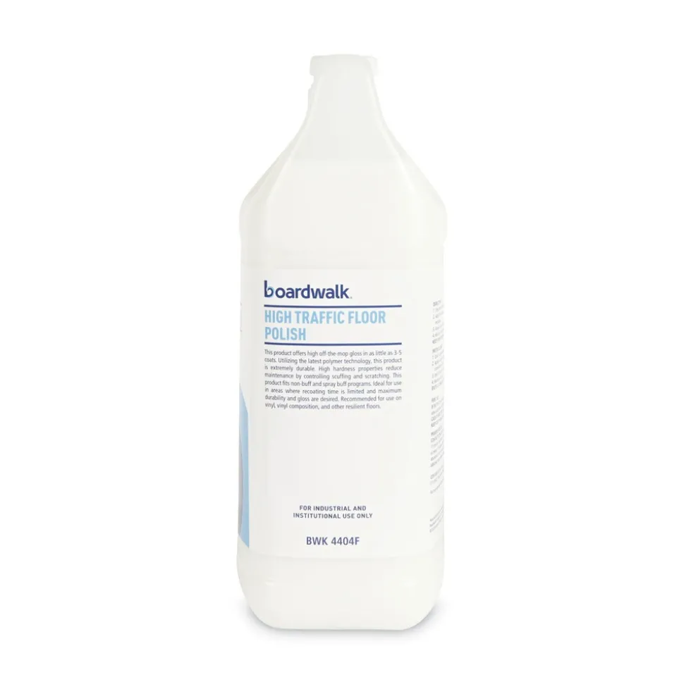 Boardwalk 1 Gallon Bottle High Traffic Floor Polish (4/Carton)
