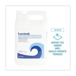 Boardwalk 1 Gallon Bottle High Traffic Floor Polish (4/Carton)