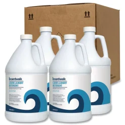 Boardwalk 1 Gallon Liquid Laundry Detergent - Fresh and Clean Scent (4/Carton)