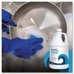 Boardwalk 1 Gallon Manual Pot and Pan Dish Detergent - Fresh Breeze Scent (4/Carton)