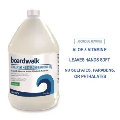 Boardwalk 1 Gallon Pearlescent Moisturizing Liquid Hand Soap Refill - Aloe Scent (4/Carton)