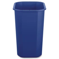 Boardwalk 3 Gallon Polypropylene Deskside Recycling Bin - Blue