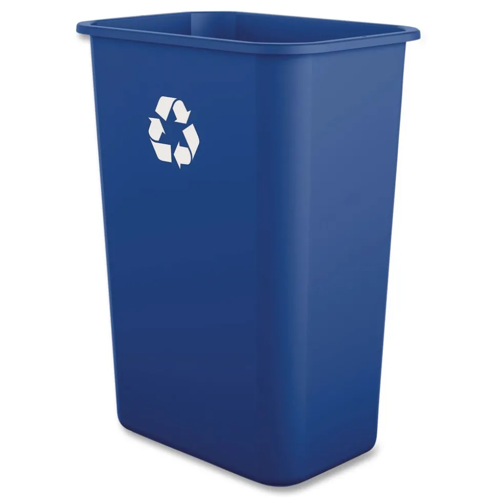 Boardwalk 10 Gallon Polypropylene Recycling Container - Blue