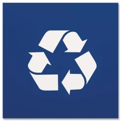 Boardwalk 10 Gallon Polypropylene Recycling Container - Blue