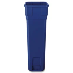 Boardwalk 23 Gallon Polypropylene Slim Recycling Container - Blue