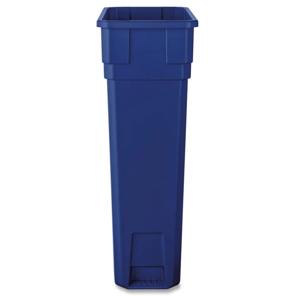 Boardwalk 23 Gallon Polypropylene Slim Recycling Container - Blue