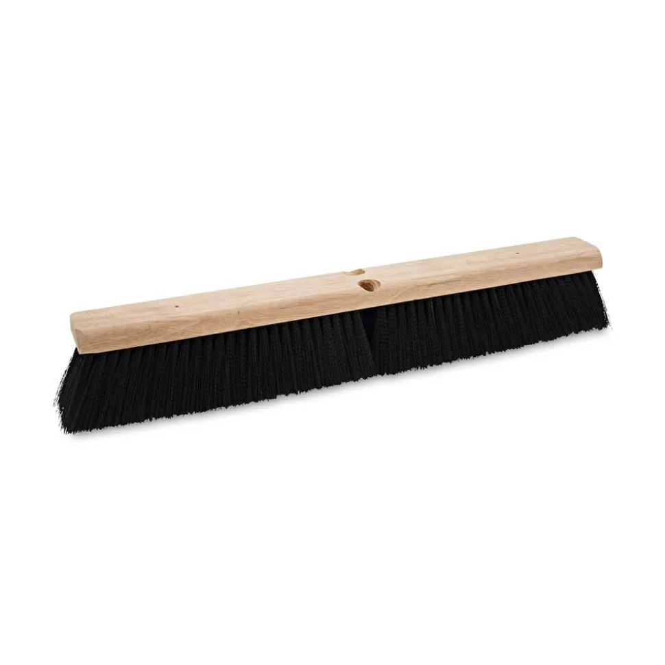 Boardwalk 3 in. Black Polypropylene Bristles 24 in. Brush Floor Brush Head