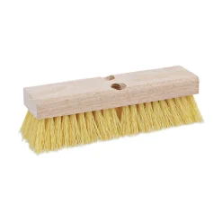 Boardwalk 10 in. Brush 2 in. Cream Polypropylene Bristles Deck Brush Head