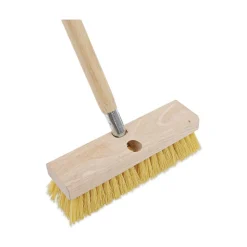 Boardwalk 10 in. Brush 2 in. Cream Polypropylene Bristles Deck Brush Head