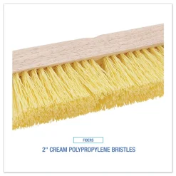 Boardwalk 10 in. Brush 2 in. Cream Polypropylene Bristles Deck Brush Head