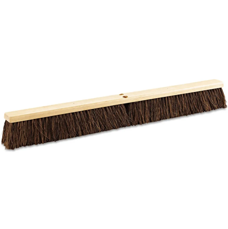 Boardwalk 36 in. Brush 3.25 in. Natural Palmyra Fiber Bristles Floor Brush Head