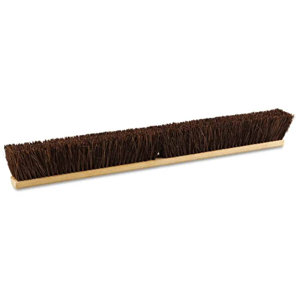 Boardwalk 36 in. Brush 3.25 in. Natural Palmyra Fiber Bristles Floor Brush Head