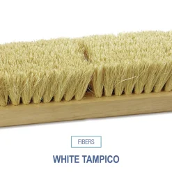 Boardwalk 10 in. Brush 2 in. White Tampico Bristles Deck Brush Head