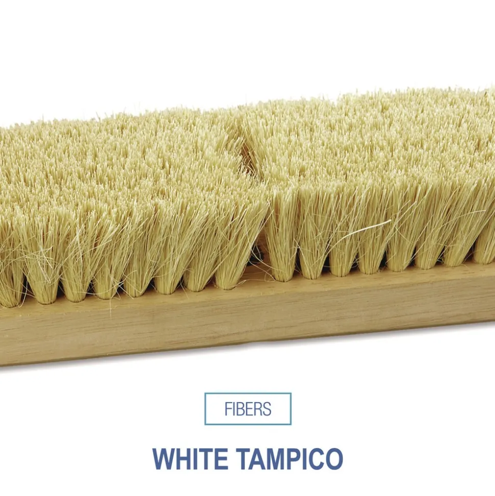 Boardwalk 10 in. Brush 2 in. White Tampico Bristles Deck Brush Head