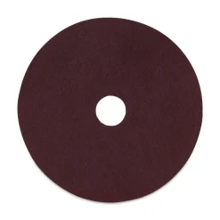 Boardwalk 20 in. Deep Scrub Pads - Maroon (10/Carton)