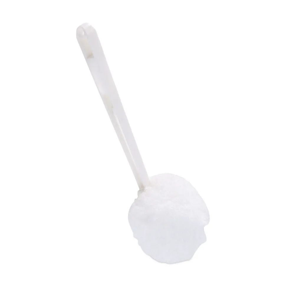 Boardwalk 12 in. Deluxe Plastic Bowl Mop with 2 in. Mop Head - White (25/Carton)