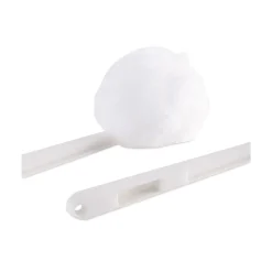 Boardwalk 12 in. Deluxe Plastic Bowl Mop with 2 in. Mop Head - White (25/Carton)