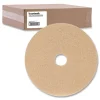 Boardwalk 27 in. Diameter Burnishing Floor Pads - Tan (5/Carton)