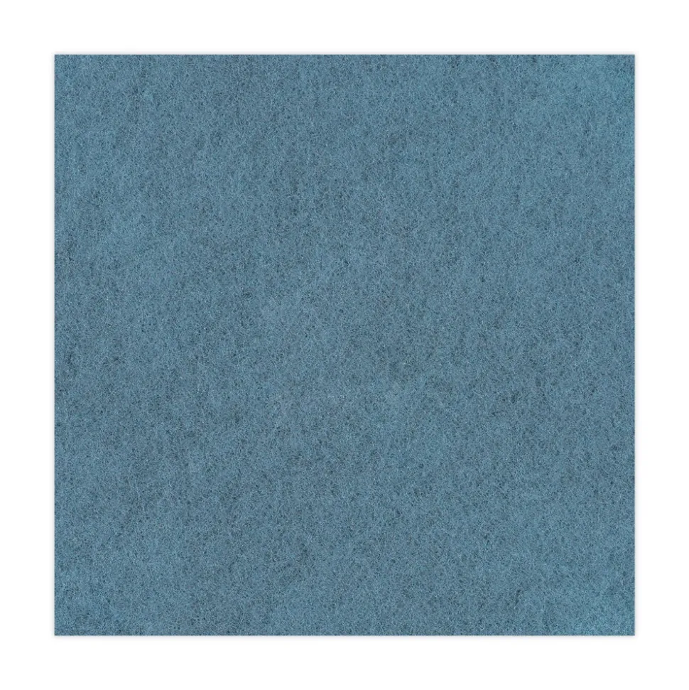 Boardwalk 20 in. Diameter Burnishing Floor Pads - Aqua (5/Carton)