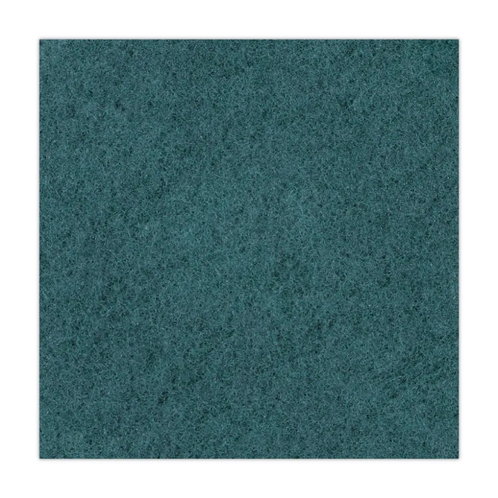 Boardwalk 20 in. Diameter Heavy-Duty Scrubbing Floor Pads - Green (5/Carton)