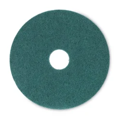 Boardwalk 16 in. Diameter Heavy-Duty Scrubbing Floor Pads - Green (5/Carton)