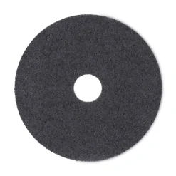Boardwalk 17 in. Diameter High Performance Stripping Floor Pads - Black (5/Carton)