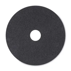 Boardwalk 20 in. Diameter High Performance Stripping Floor Pads - Black (5/Carton)