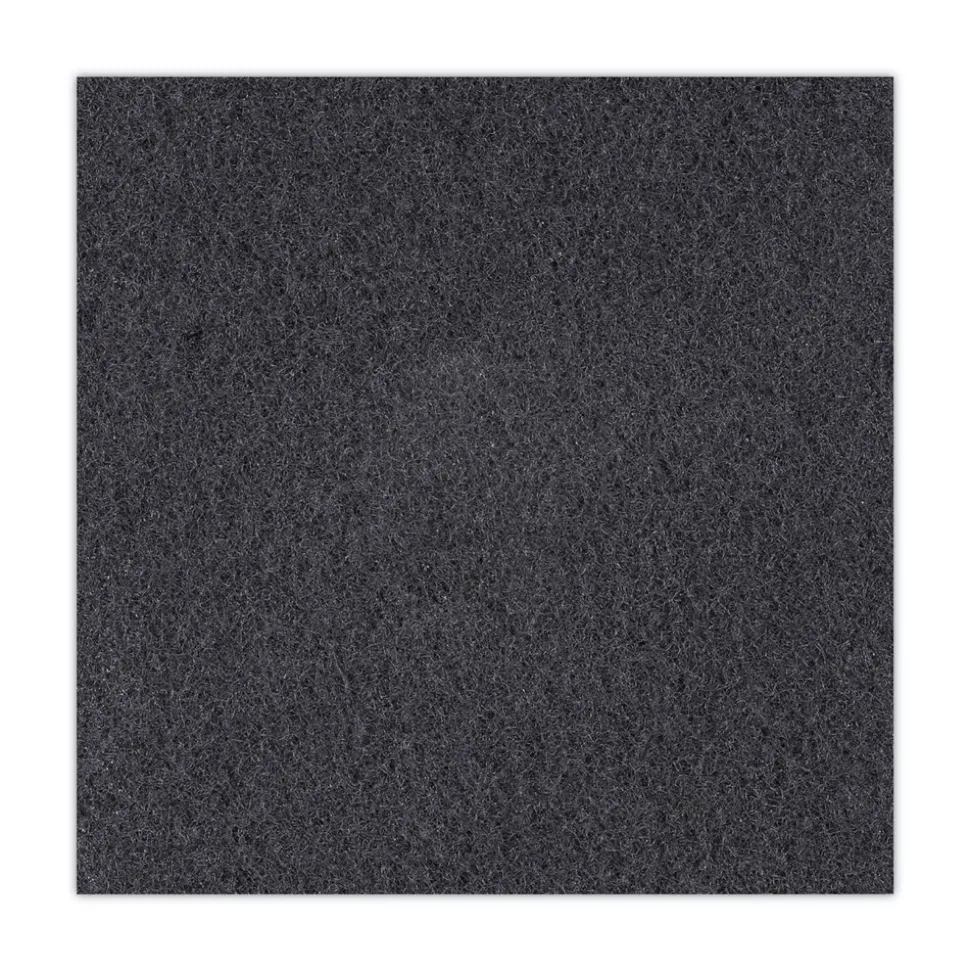 Boardwalk 20 in. Diameter High Performance Stripping Floor Pads - Black (5/Carton)