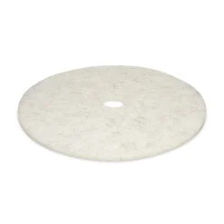 Boardwalk 27 in. Diameter Natural Burnishing Floor Pads - White (5/Carton)