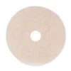 Boardwalk 20 in. Diameter Natural Hog Hair Burnishing Floor Pads - Tan (5/Carton)
