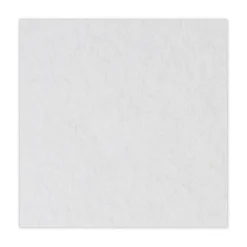 Boardwalk 17 in. Diameter Polishing Floor Pads - White (5/Carton)