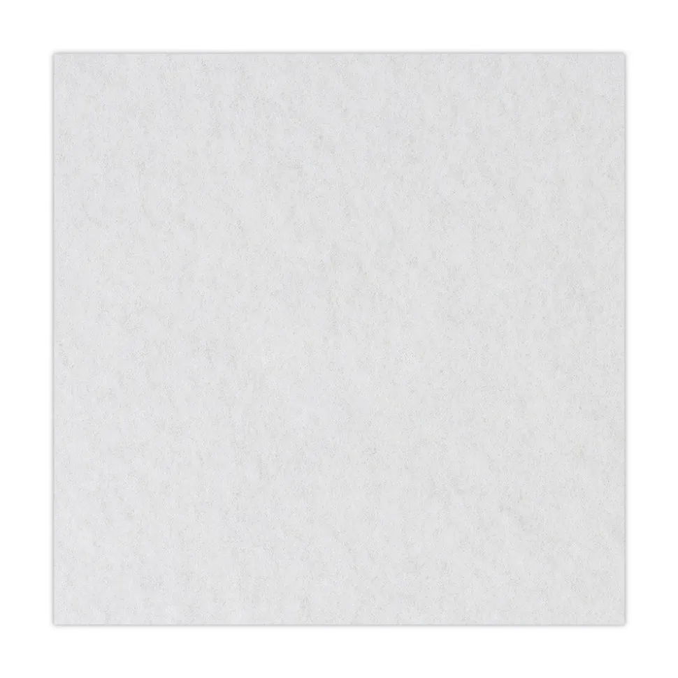 Boardwalk 19 in. Diameter Polishing Floor Pads - White (5/Carton)