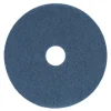 Boardwalk 13 in. Diameter Scrubbing Floor Pads - Blue (5/Carton)