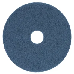 Boardwalk 13 in. Diameter Scrubbing Floor Pads - Blue (5/Carton)
