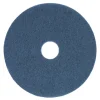Boardwalk 16 in. Diameter Scrubbing Floor Pads - Blue (5/Carton)