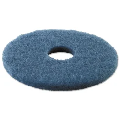 Boardwalk 16 in. Diameter Scrubbing Floor Pads - Blue (5/Carton)