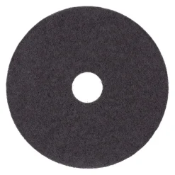 Boardwalk 14 in. Diameter Stripping Floor Pads - Black (5/Carton)