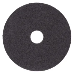 Boardwalk 12 in. Diameter Stripping Floor Pads - Black (5/Carton)