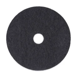 Boardwalk 20 in. Diameter Stripping Floor Pads - Black (5/Carton)