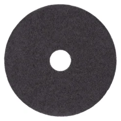 Boardwalk 15 in. Diameter Stripping Floor Pads - Black (5/Carton)