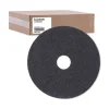 Boardwalk 17 in. Diameter Stripping Floor Pads - Black (5/Carton)
