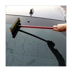 Boardwalk 21 in. Handle 8 in. Wide Blade General-Duty Squeegee - Black/Red