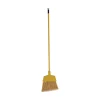 Boardwalk 55 in. Handle Corn Fiber Angled-Head Lobby Brooms - Yellow (12/Carton)