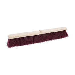 Boardwalk 3.25 in. Maroon Stiff Polypropylene Bristles 24 in. Brush Floor Brush Head