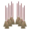 Boardwalk 36 in. Overall Length Corn/Synthetic Fiber Bristles Corn/Fiber Brooms - Gray/Natural (12/Carton)